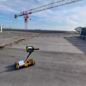 Kontrola a posouzení ploché střechy novostavby výrobního objektu v Chomutově, ca 3500 m2, 2022